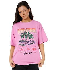 Rip Curl Women's Hayley O Heritage Crewneck T-Shirt