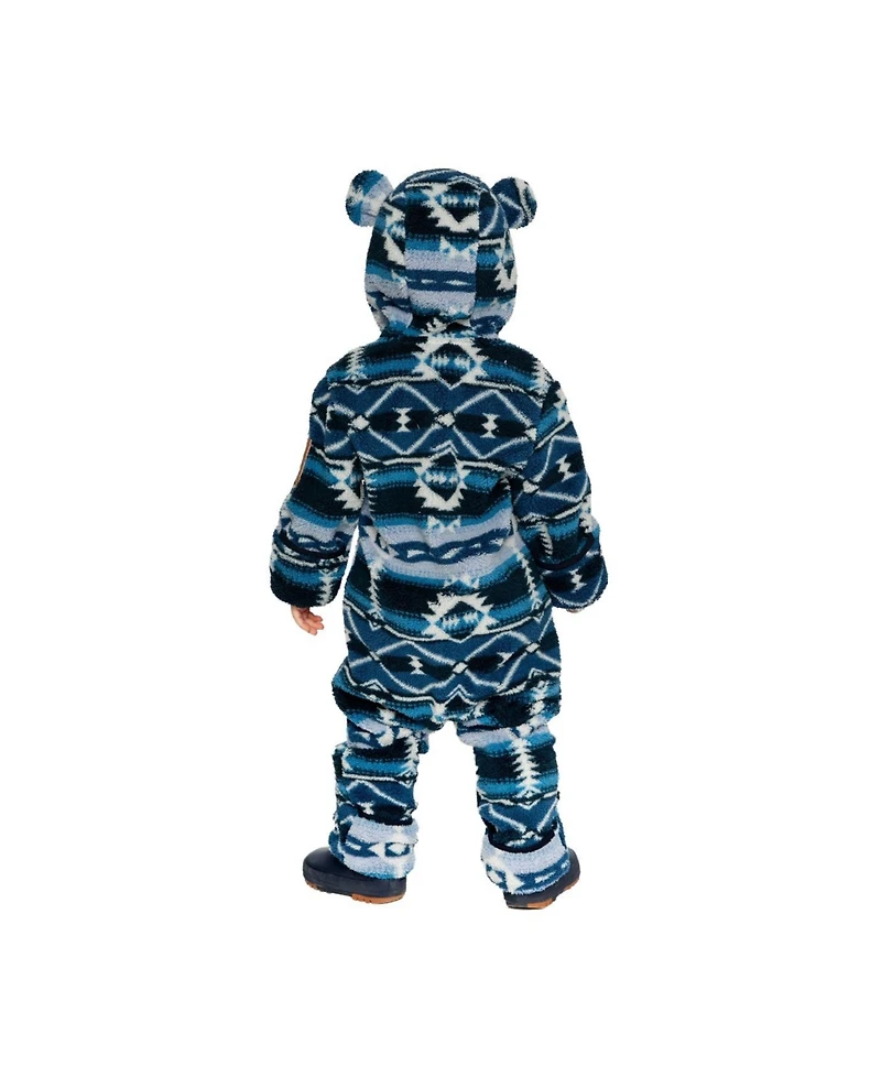 Deux par Baby Boy 3M to 24 M Mid-Season Plush One-Piece Outerwear Aztec