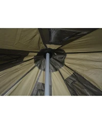 Streamdale Furniture Oxford 13.1feet Family Bell Tent with Stove Jack - 4-Season Glamping Shelter