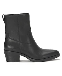 Lucky Brand Women's Leather Almond Toe Ankle Booties
