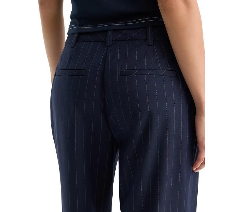Good American Women's Low-Rise Relaxed Straight-Leg Pants