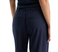 Good American Women's Low-Rise Relaxed Straight-Leg Pants