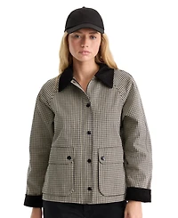 Good American Women's Collared Cotton Barn Jacket