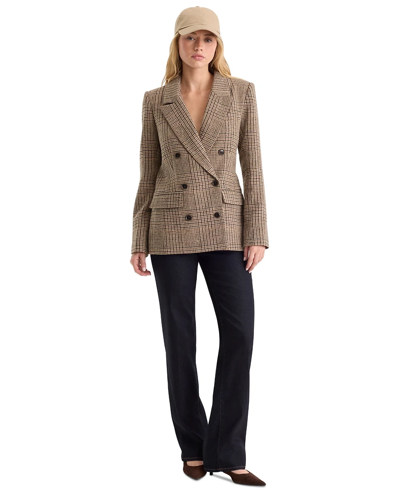 Good American Women's High-Rise Straight-Leg Jeans