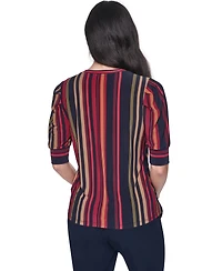 Tommy Hilfiger Women's Short-Sleeve Striped Top