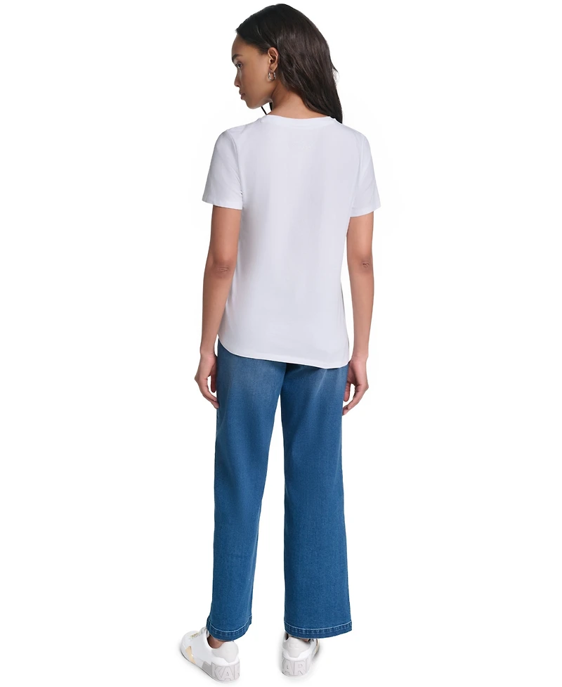 Karl Lagerfeld Paris Women's Eiffel Graphic T-Shirt