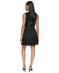 Dkny Women's Pleated A-Line Skirt