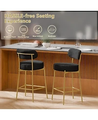 Dyhome 24" Bar Stools Set of 2, Counter Height Chairs