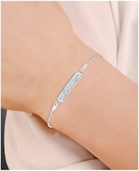 Diamond Bar Bolo Bracelet (1/6 ct. t.w.) in Sterling Silver