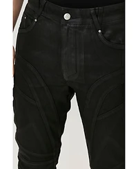 Pcfg Men's Shiny Coated Denim Pant