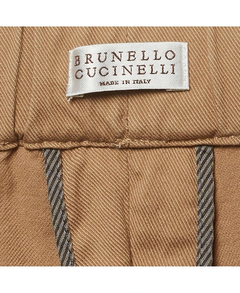 Pre-Owned Brunello Cucinelli Women's Twill Drawstring Trousers