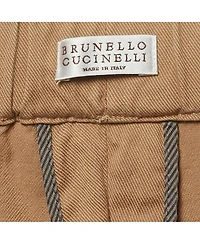 Pre-Owned Brunello Cucinelli Women's Twill Drawstring Trousers