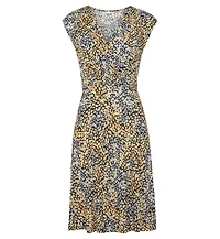 Lascana Women's Print Wrap Look Dress