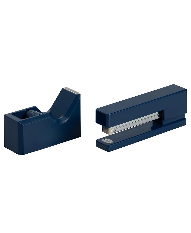 Danrong Desk Stapler Tape Dispenser Set Sturdy Office Supplies