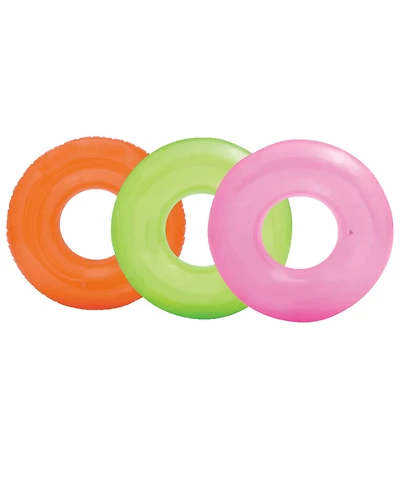 Intex 59260EP Colorful Transparent Inflatable Swimming Pool Beach Tube Raft