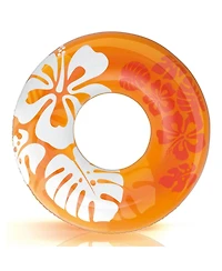Intex Colorful Transparent Inflatable Swimming Pool Single Ring Float