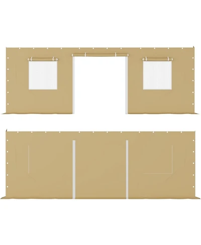 gaomon Heavy Duty Carport Sidewalls - 220G Pe Fabric