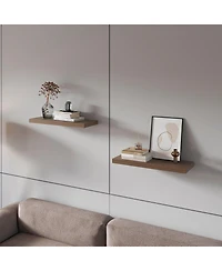 Fm Furniture Set of 2 Iva Floating Shelf in Melamine