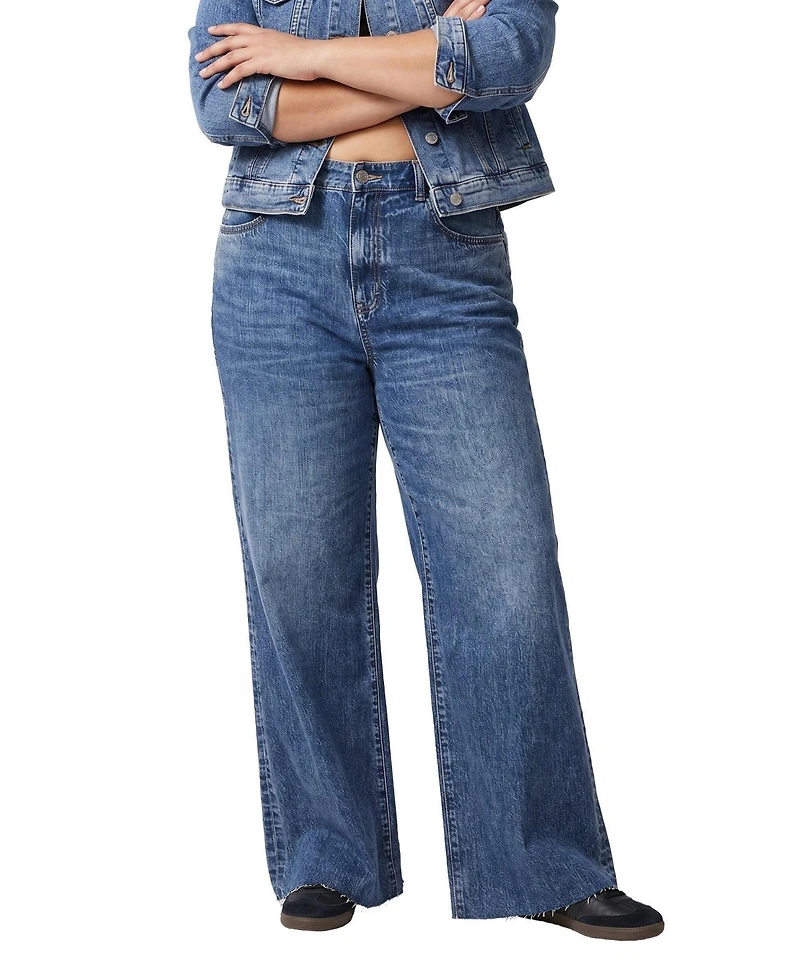 Torrid Women's Plus High-Rise Baggy Wide-Leg Jean