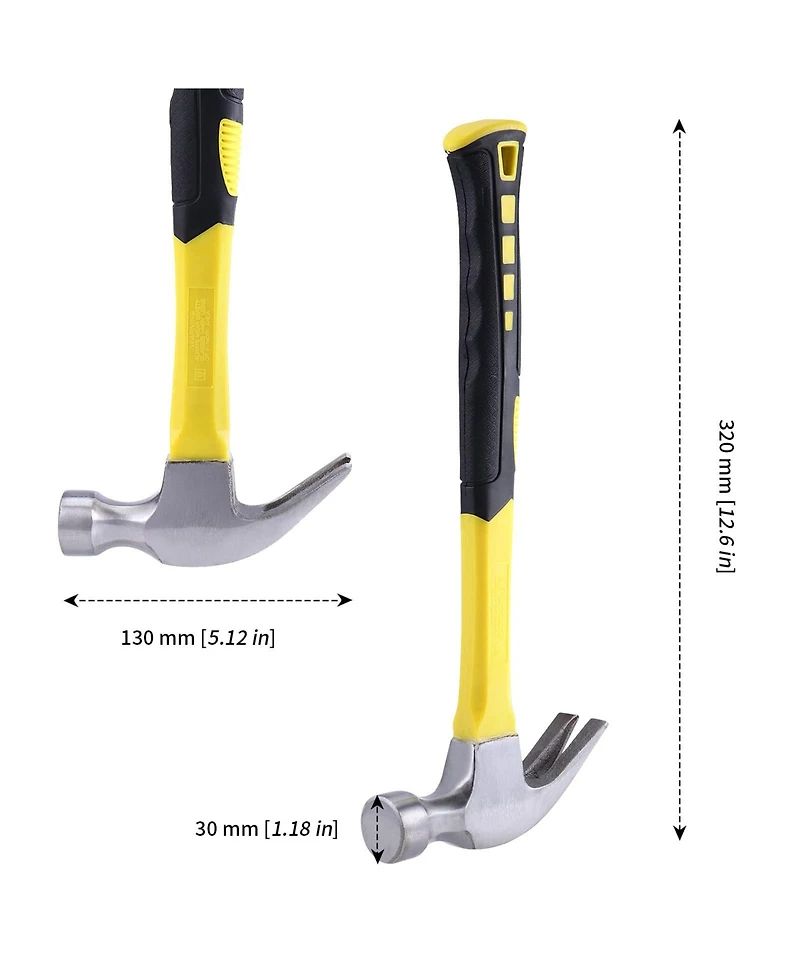Xdovet Claw Hammer Forged Steel Head Non-slip Handle