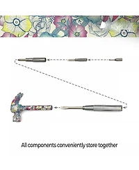 Xdovet 6 1 Hammer Multifunction Claw Tool Flower Print