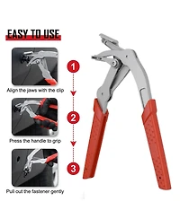Xdovet Spring-loaded Clip Pliers Car Fastener Removal Tool