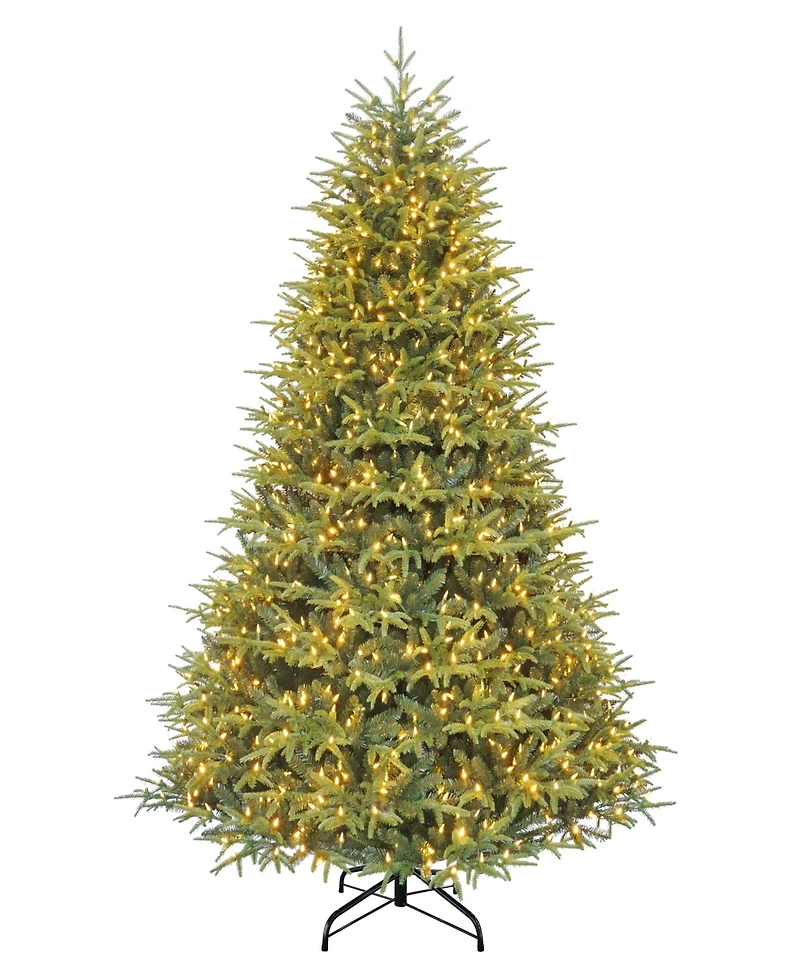 Puleo International 6.5" Pre-Lit Artificial Fraser Fir Tree