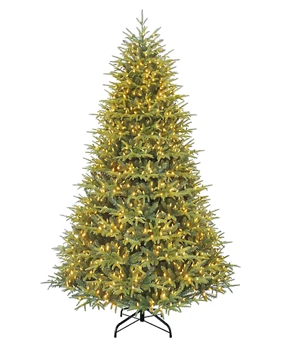Puleo International 6.5" Pre-Lit Artificial Fraser Fir Tree