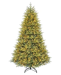 Puleo International 6.5" Pre-Lit Artificial Fraser Fir Tree