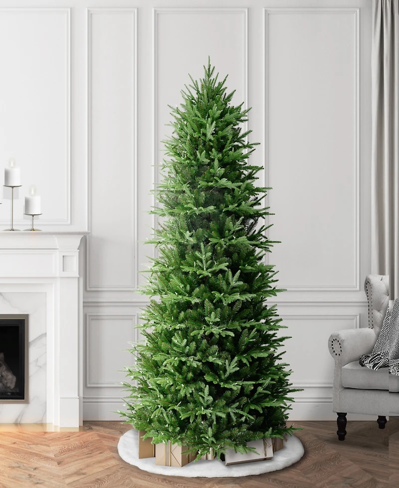 Puleo International 6.5" Pre-Lit Artificial Fraser Fir Slim Tree