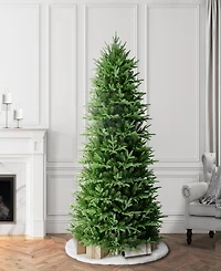 Puleo International 6.5" Pre-Lit Artificial Fraser Fir Slim Tree
