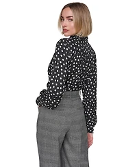 Sonia Rykiel Women's Bow Blouse Long-Sleeve Top