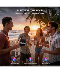 Modelo Backpack Clip Bluetooth Speaker and Fm Radio