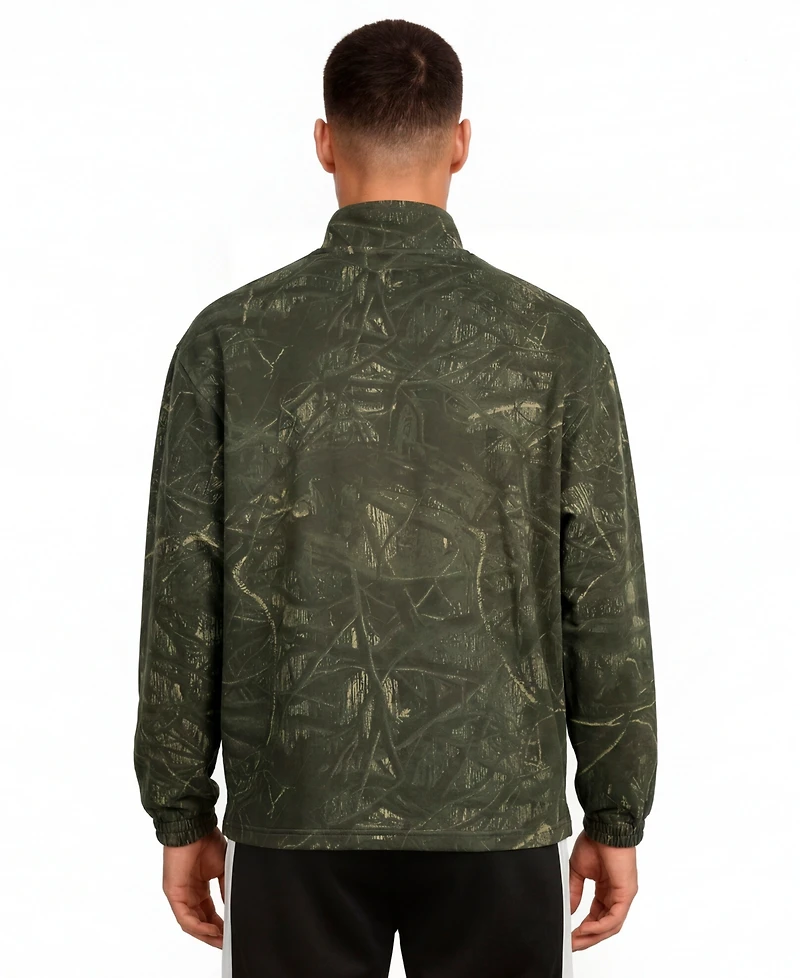 Puma Men's Camo Graphic Half-Zip T-Shirt