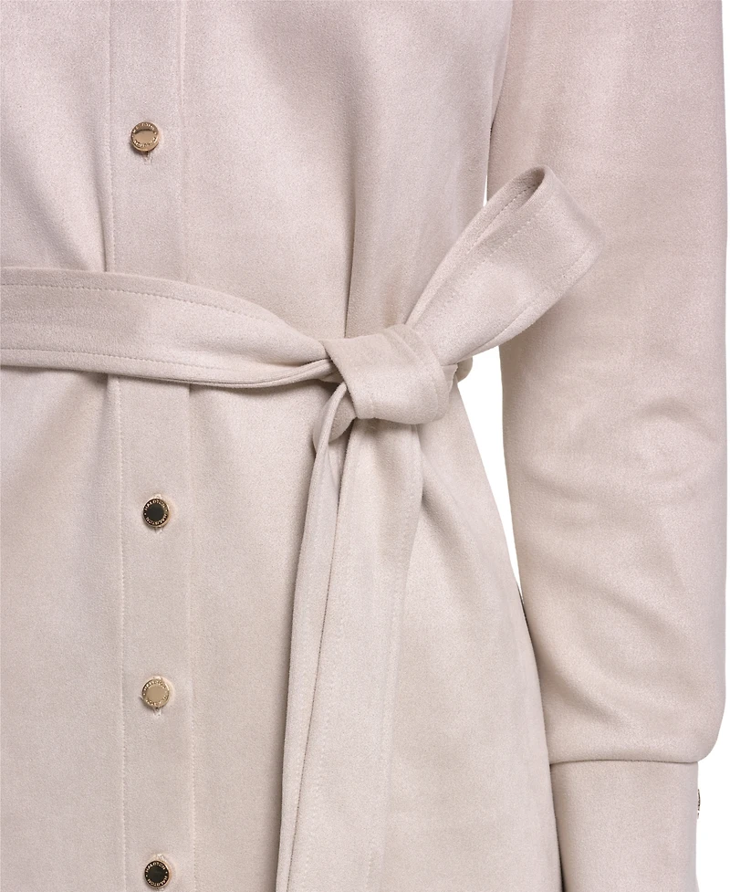 Halston Women's Midi Shirt Dress