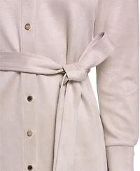 Halston Women's Midi Shirt Dress