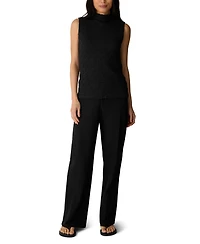 Eileen Fisher Women's High-Rise Stretch Wide-Leg Pants