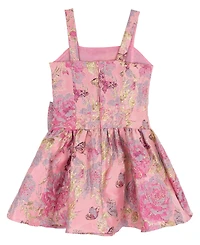 Rare Editions Girls' 7-16 Brocade Princess Seam Dress