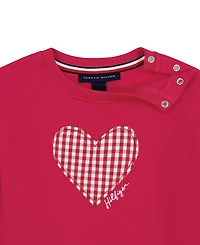 Tommy Hilfiger Baby Girls' Long-Sleeve T-Shirt and Pants, 2-Piece Set