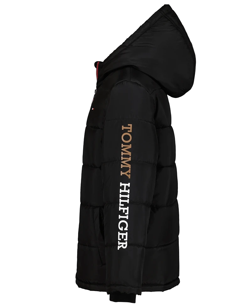 Tommy Hilfiger Boys' 8-20 Logo Puffer Jacket