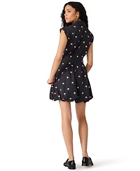 Steve Madden Women's Dyanne Collared Mini Dress