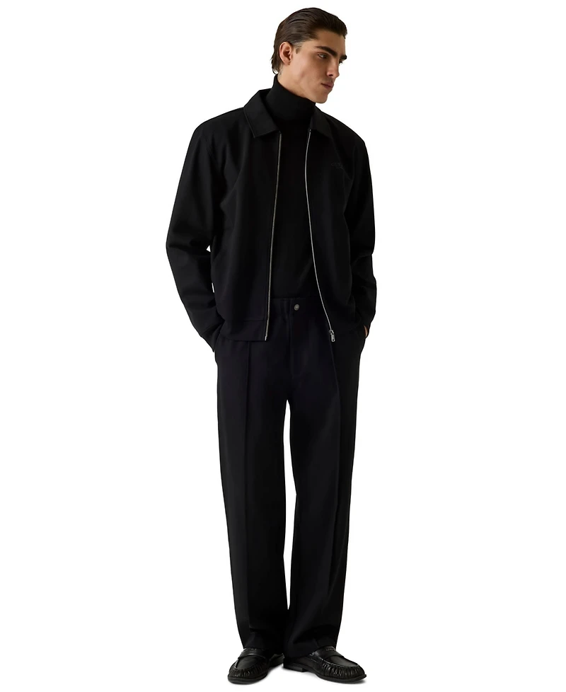 Guess Men's Zip Up Long-Sleeve Track Jacket