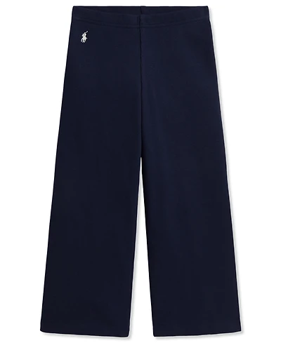 Polo Ralph Lauren Girls' 2T-6X Ribbed Wide-Leg Pants