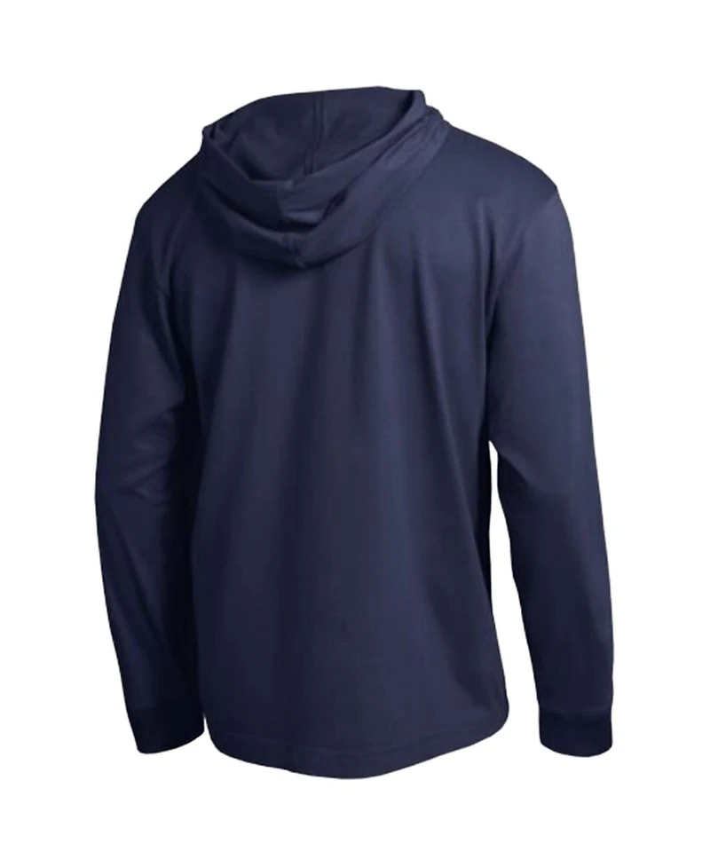Champion Men's Navy Clemson Tigers Gradient All-Star Long Sleeve Hooded T-Shirt