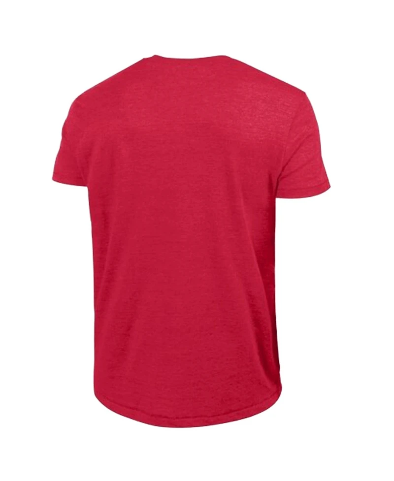Champion Men's Scarlet Ohio State Buckeyes Triumph Tri-Blend T-Shirt