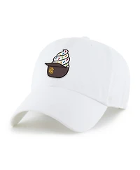 '47 Brand Preschool White San Diego Padres Ice Cream Helmet Clean Up Adjustable Hat