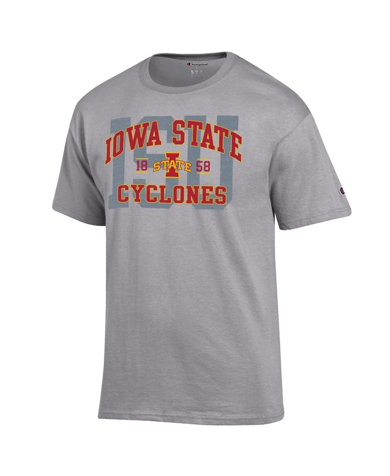 Champion Men's Heather Gray Iowa State Cyclones Varsity T-Shirt