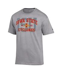Champion Men's Heather Gray Iowa State Cyclones Varsity T-Shirt