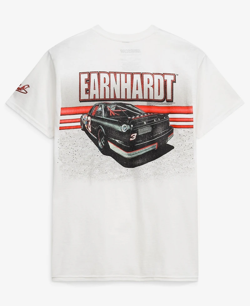 Isaac Morris Men's White Dale Earnhardt Intimidator T-Shirt