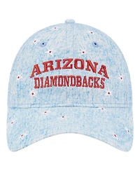 New Era Women's Light Blue Arizona Diamondbacks Daisy All Over 9TWENTY Adjustable Hat